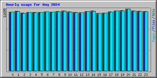 Hourly usage for May 2024
